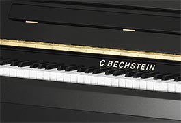 Clavier de piano C. Bechstein noir