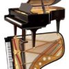 Piano acoustique à queue STEINGRAEBER & SÖHNE B-192 Noir Brillant