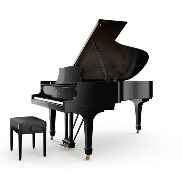 Piano acoustique à queue STEINWAY&SONS B211 SPIRIO R Noir Brillant