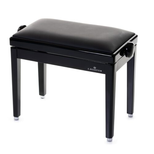 Banquette Bechstein cuir noir