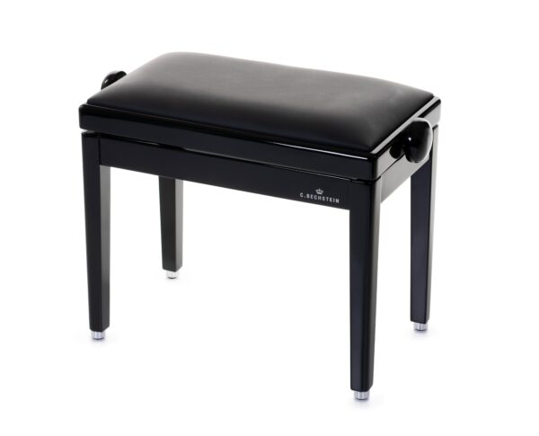 Banquette Bechstein cuir noir