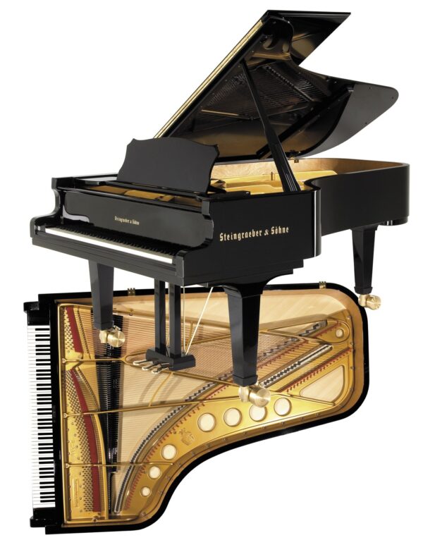Piano acoustique à queue STEINGRAEBER & SÖHNE D-232 Noir Brillant