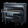Piano acoustique droit ESSEX EUP-123 Noir Brillant