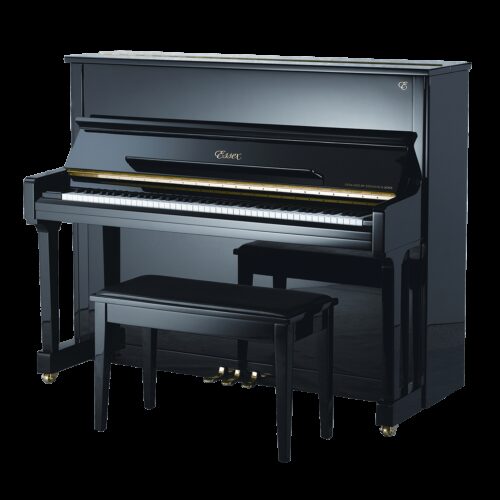 Piano acoustique droit ESSEX EUP-123 Noir Brillant