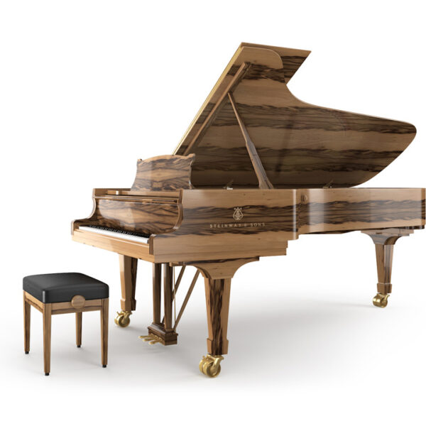 Piano à queue STEINWAY & SONS D-274 Bois d'Ambre Brillant