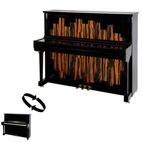 Piano acoustique droit Steingraeber & Söhne 122 T Vernis Twist&change