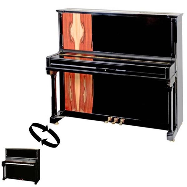 Piano acoustique droit Steingraeber & Söhne 122 T Vernis Twist&change