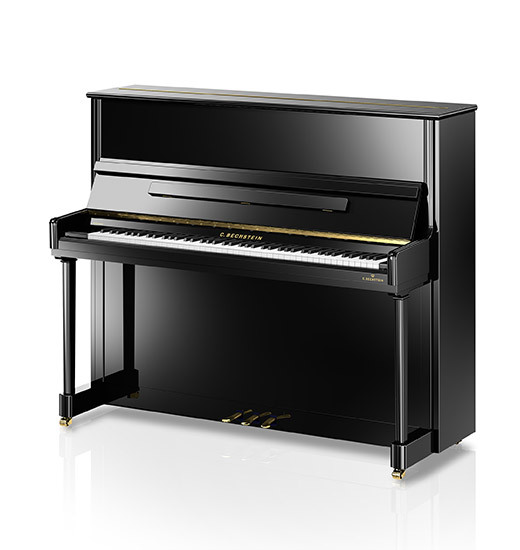 Piano acoustique droit C.BECHSTEIN Elegance R6 Noir Brillant