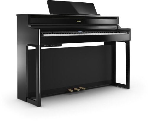 Piano numérique ROLAND HP704 Noir Brillant