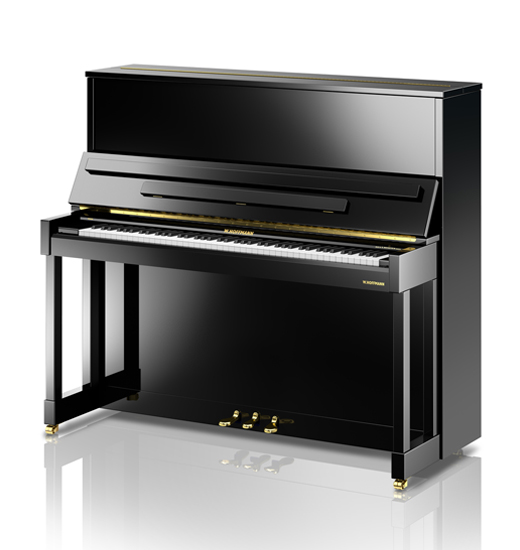 Piano acoustique droit W.HOFFMANN V-131 Noir Brillant