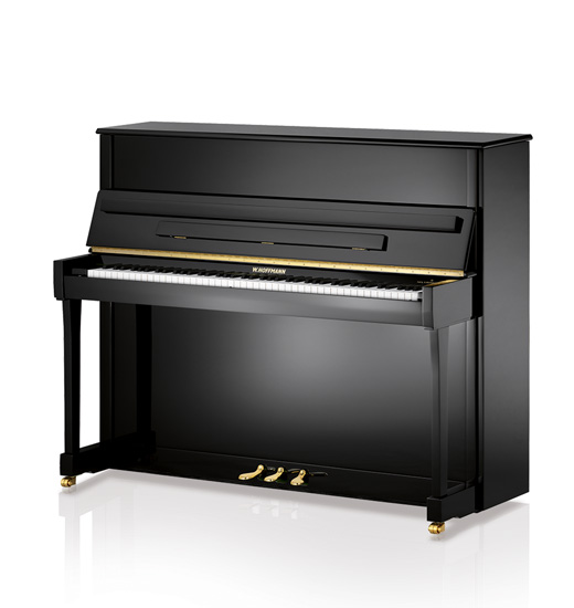 Piano acoustique droit W.HOFFMANN T-122 Noir Brillant