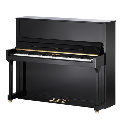 Piano acoustique droit W.HOFFMANN T-128 Noir Brillant